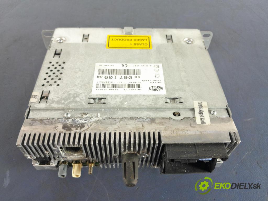 Peugeot 508 2014 Radio I Navigácia: 9806710980