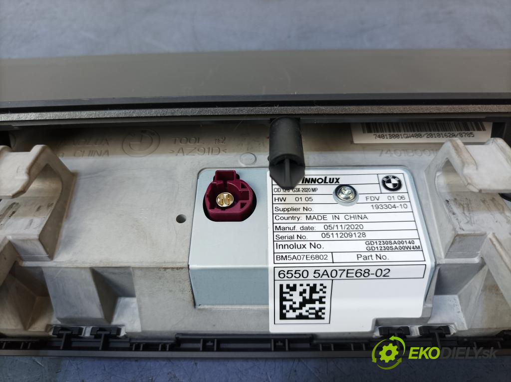 Bmw Seria 5 2020 Zobrazit: Rádio: / GPS 5A07E68