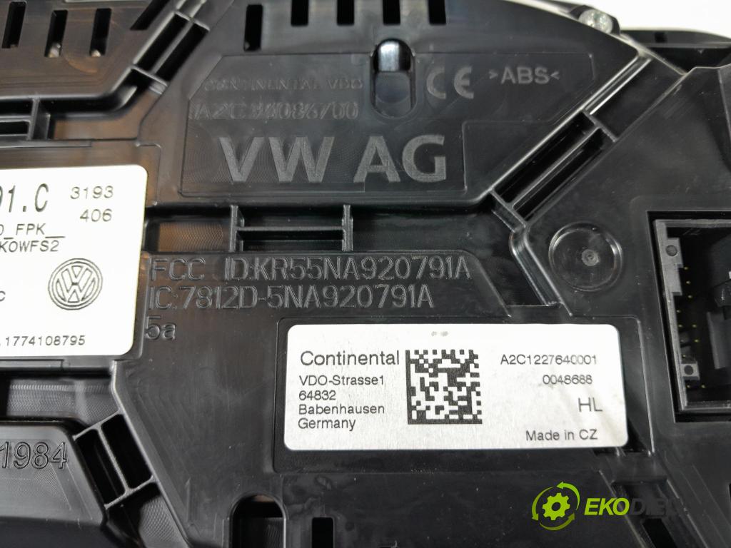 Vw Arteon 2017 prístrojovka/ budíky 3G0920791C