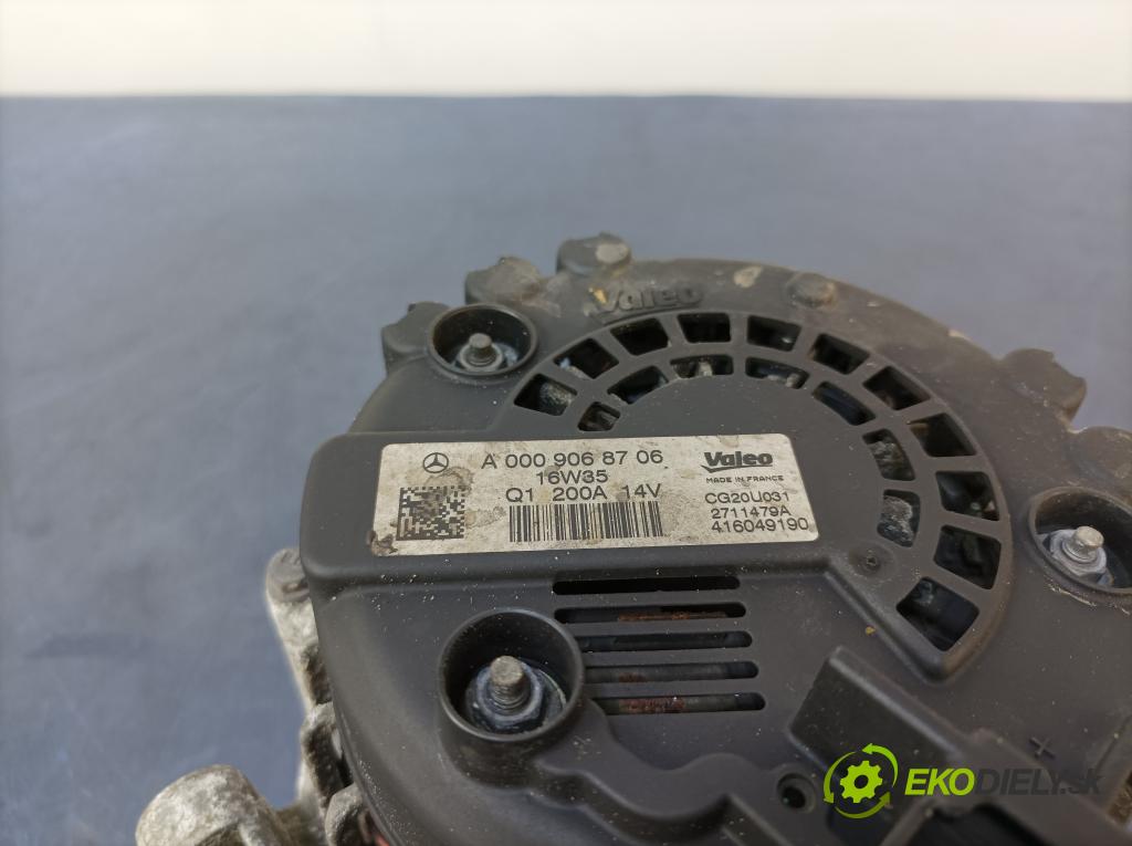 Mercedes C-klasa 2016 Alternator A0009068706