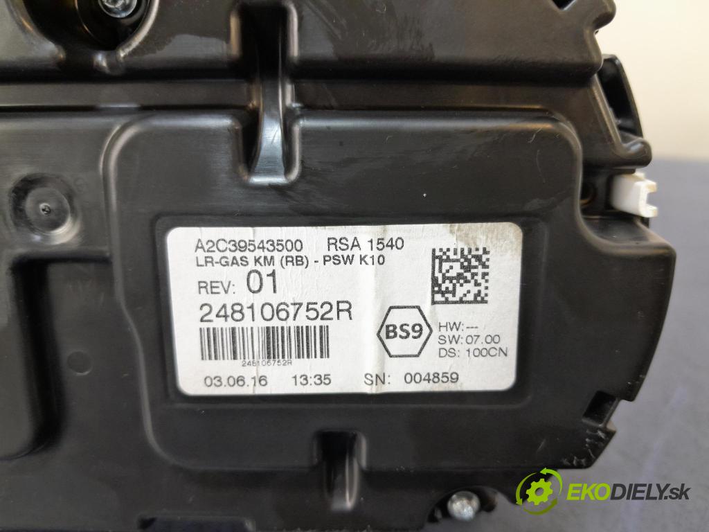 Renault Megane 2016 prístrojovka/ budíky 248106752R
