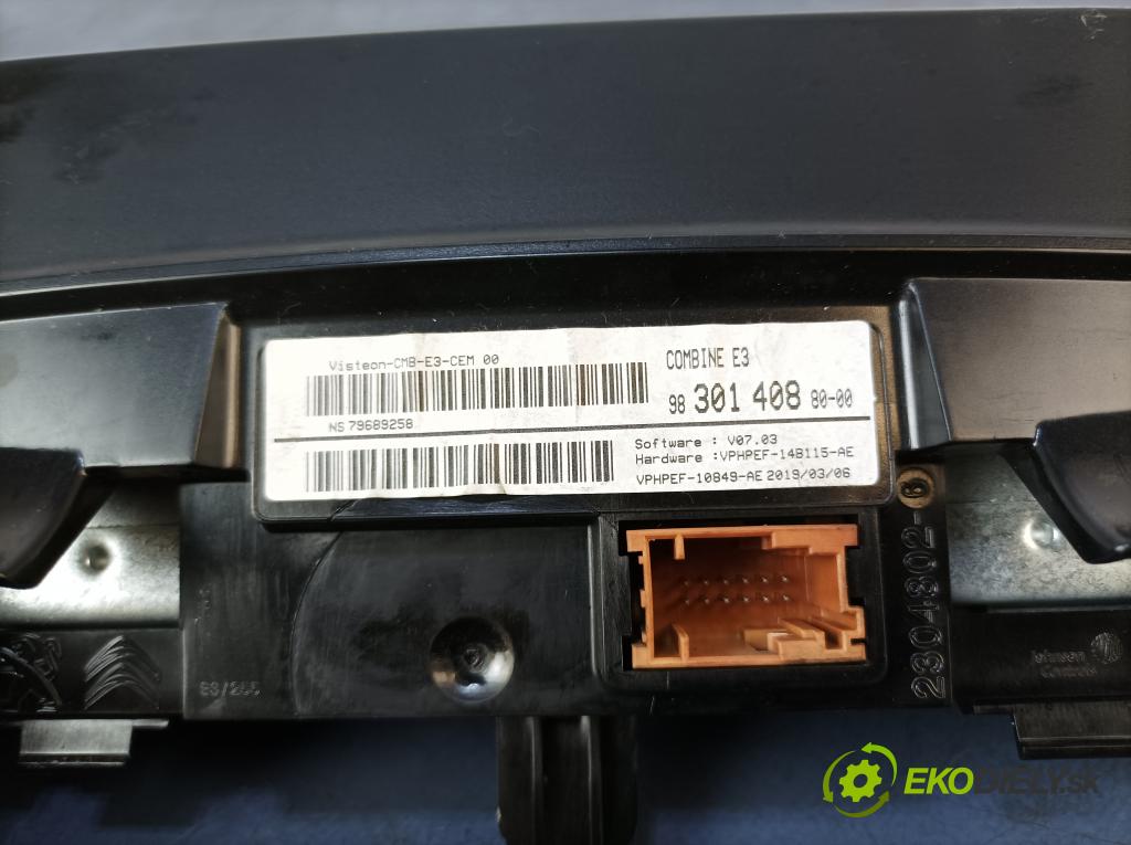 Citroen C4 cactus 2019 prístrojovka/ budíky 9830140880