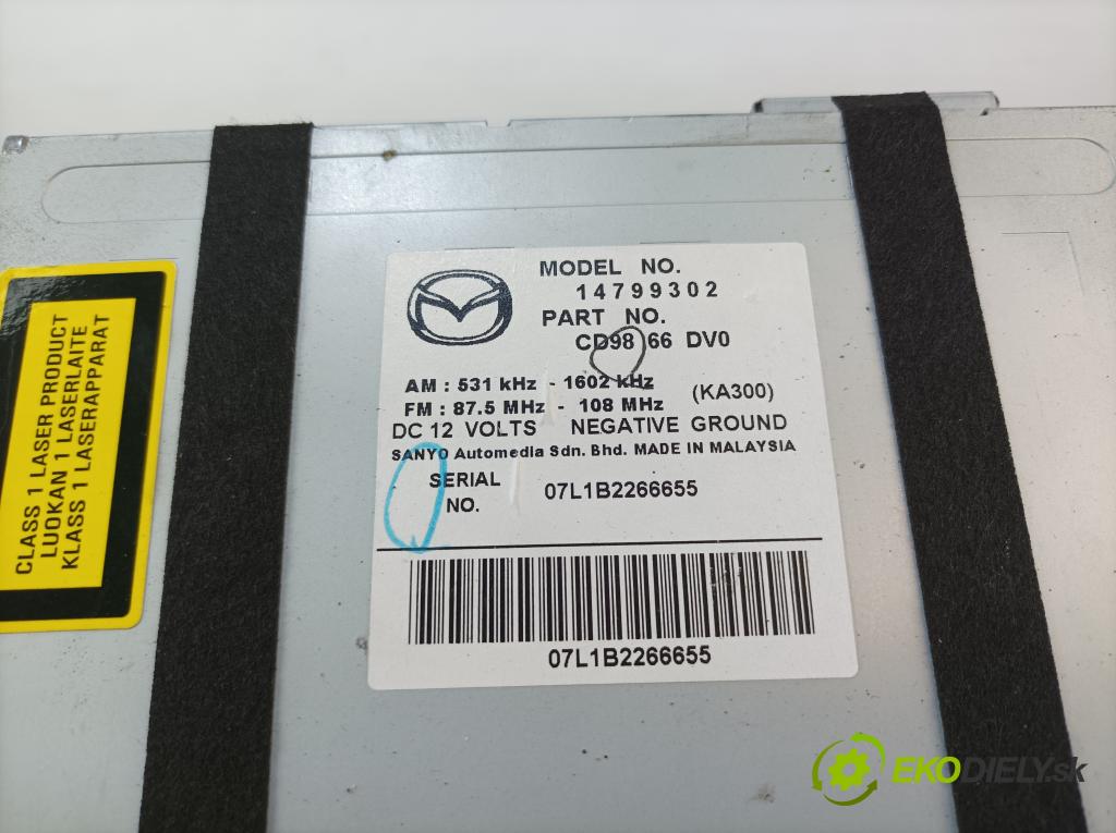 Mazda 5 2008 Radio I Navigácia: 14799302