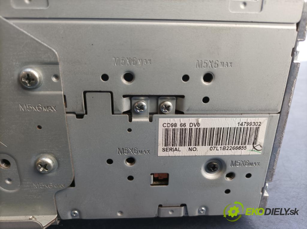 Mazda 5 2008 Radio I Navigácia: 14799302