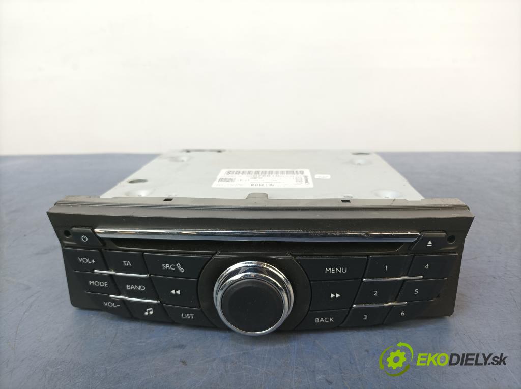 Citroen C-elysee 2015 Radio I Navigácia: 98075810
