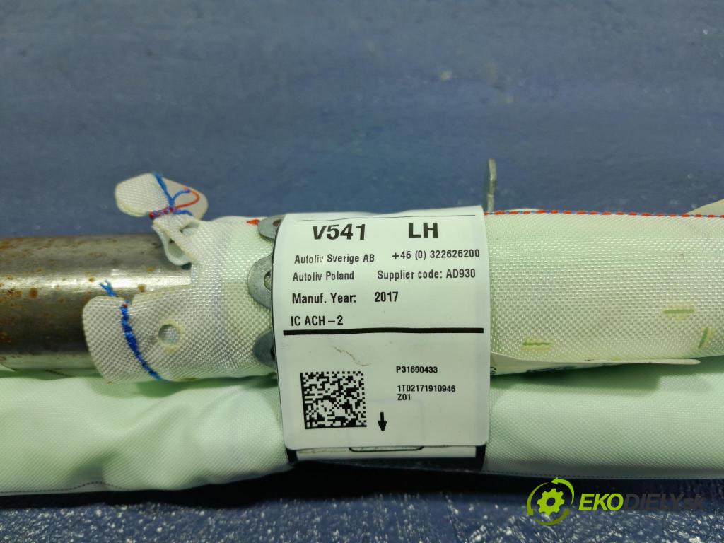 Volvo S90 2018 Airbag: clona x P31690433