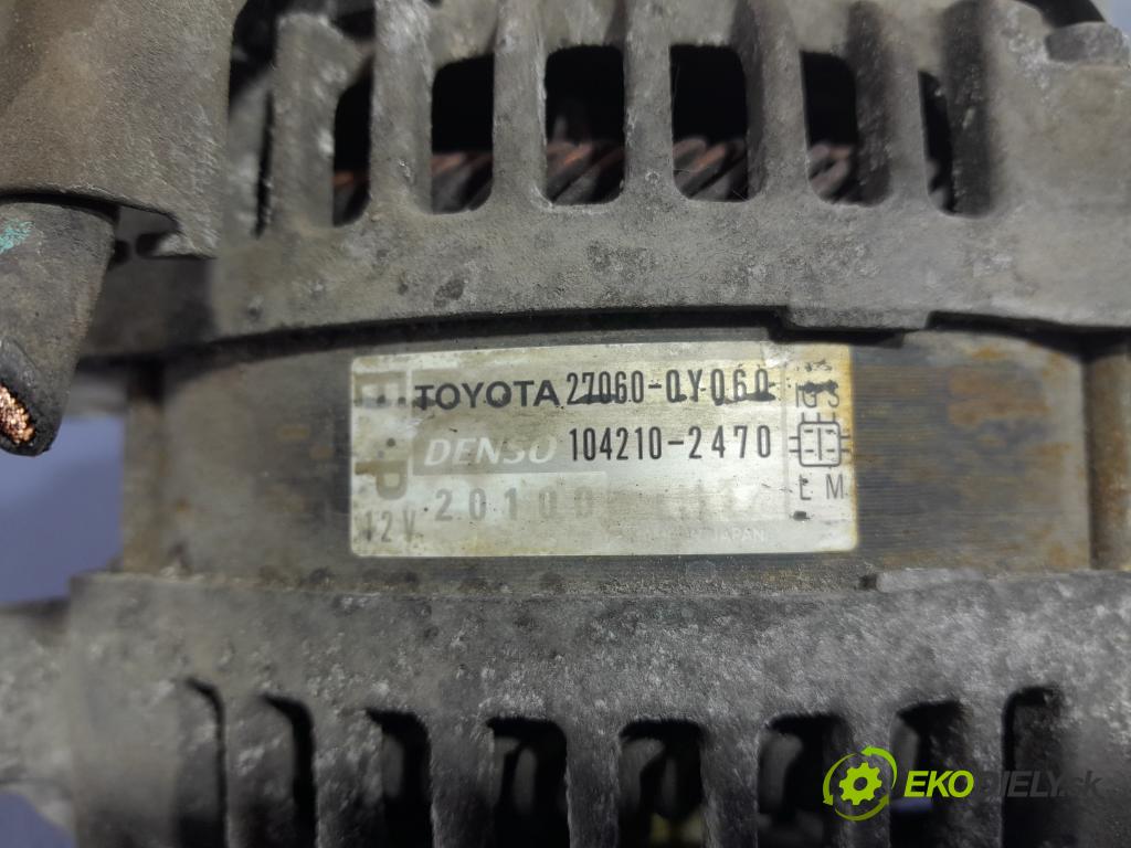 Toyota Yaris 2011 Alternator 27060-0Y060