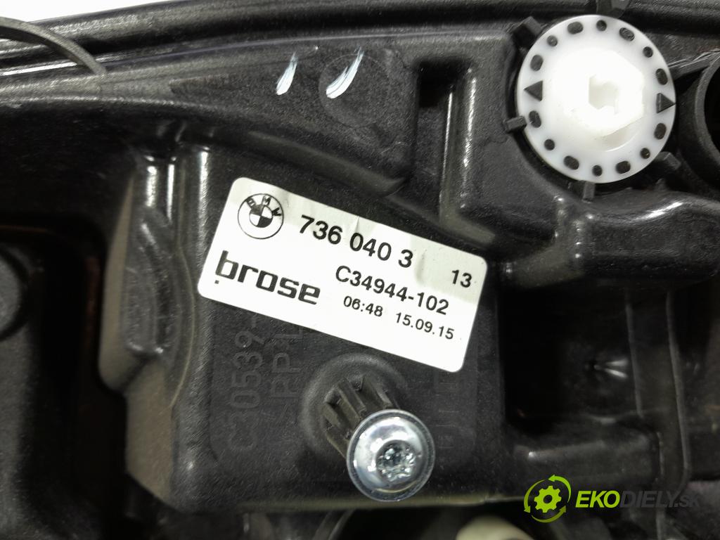 Bmw Seria 7 2015 mechanismus stahování Sklenka: Zad: Levý: 7360403