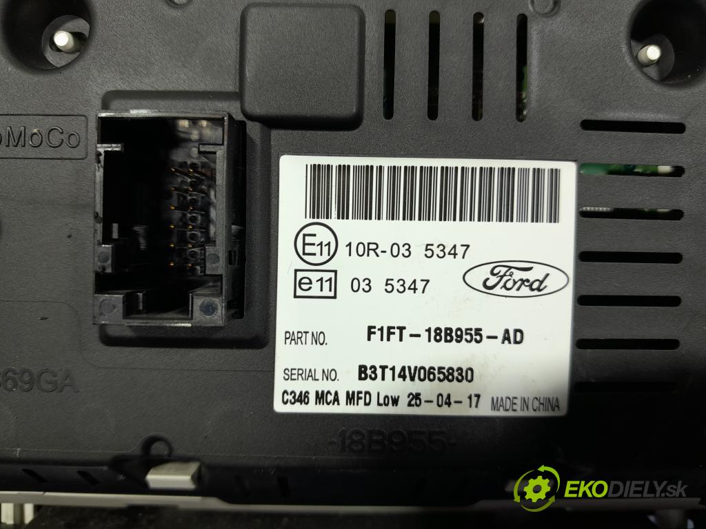 Ford Focus 2017 Zobrazit: Rádio: / GPS F1FT-18B955-AD