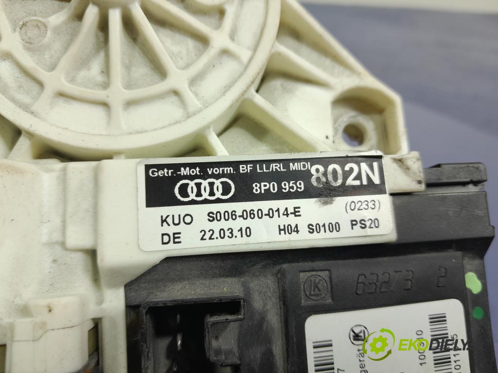 Audi A3 2009 mechanizmus okna Okná: Predné v pravo: 8P0959802N
