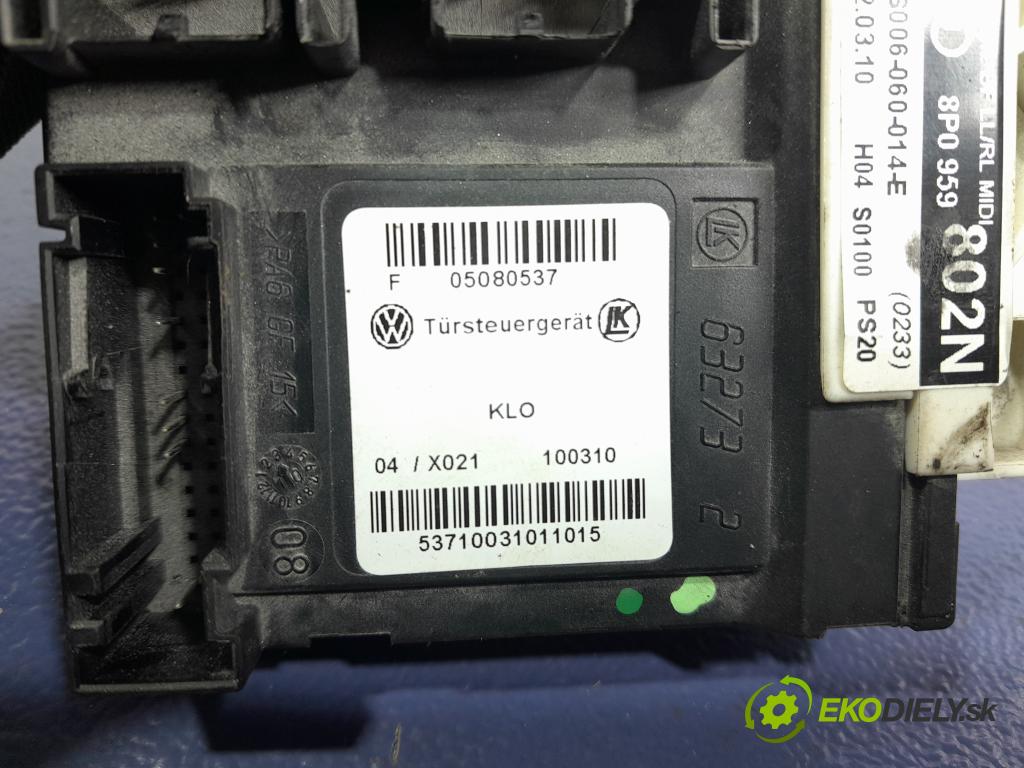Audi A3 2009 mechanizmus okna Okná: Predné v pravo: 8P0959802N