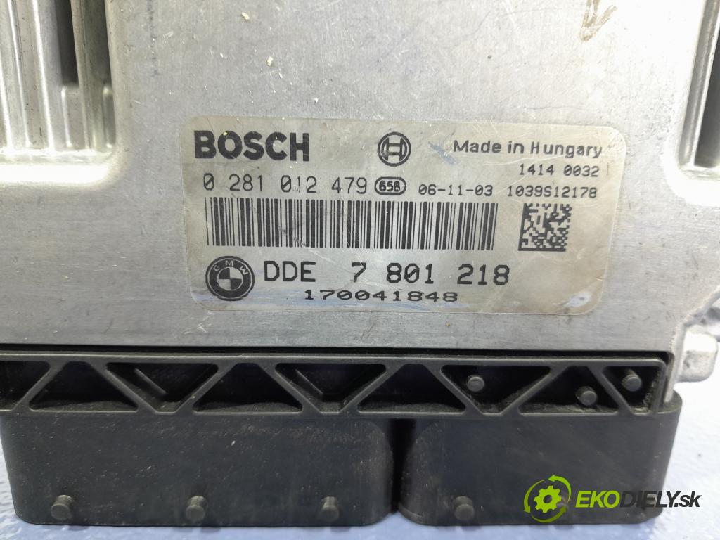 Bmw Seria 7 2006 riadiaca jednotka Motor: 7801218