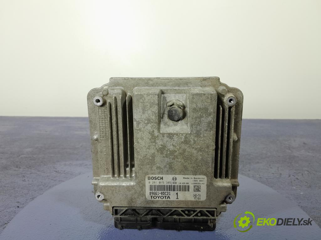 Toyota Yaris 2010 riadiaca jednotka Motor: 89661-0DC21