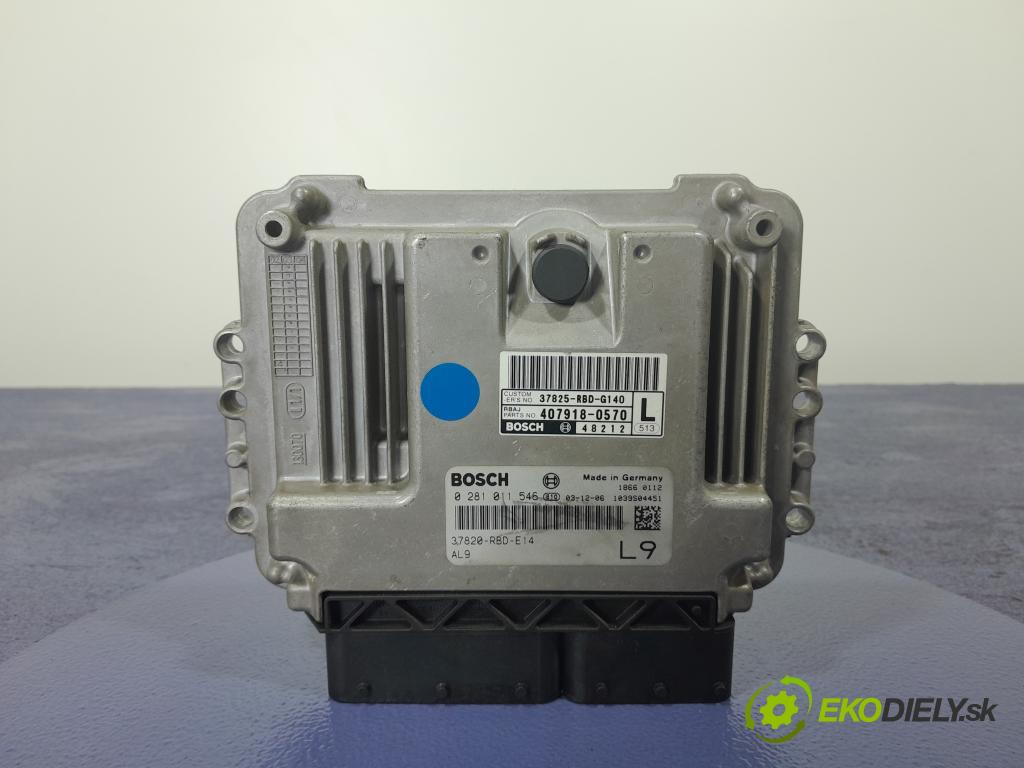 Honda Accord 2004 riadiaca jednotka Motor: 37820-RBD-E14
