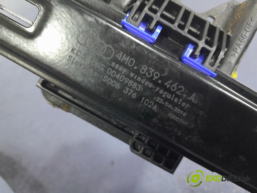 Audi Q7 2016 mechanismus stahování Sklenka: Zad: v pravo: 4M0839462A
