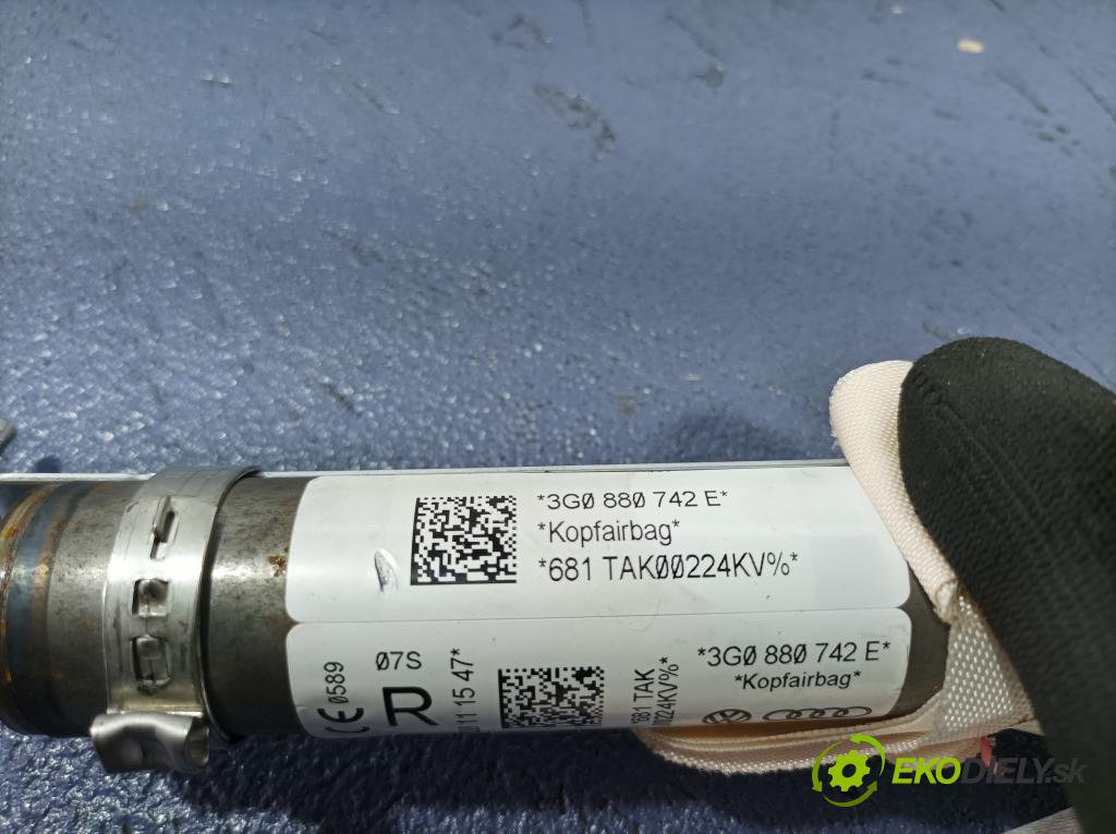 Vw Passat 2015 Airbag: clona x 3G0880742E