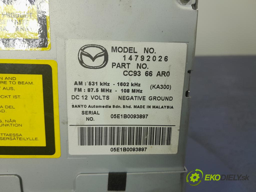 Mazda 5 2008 Radio I Navigácia: 14792026