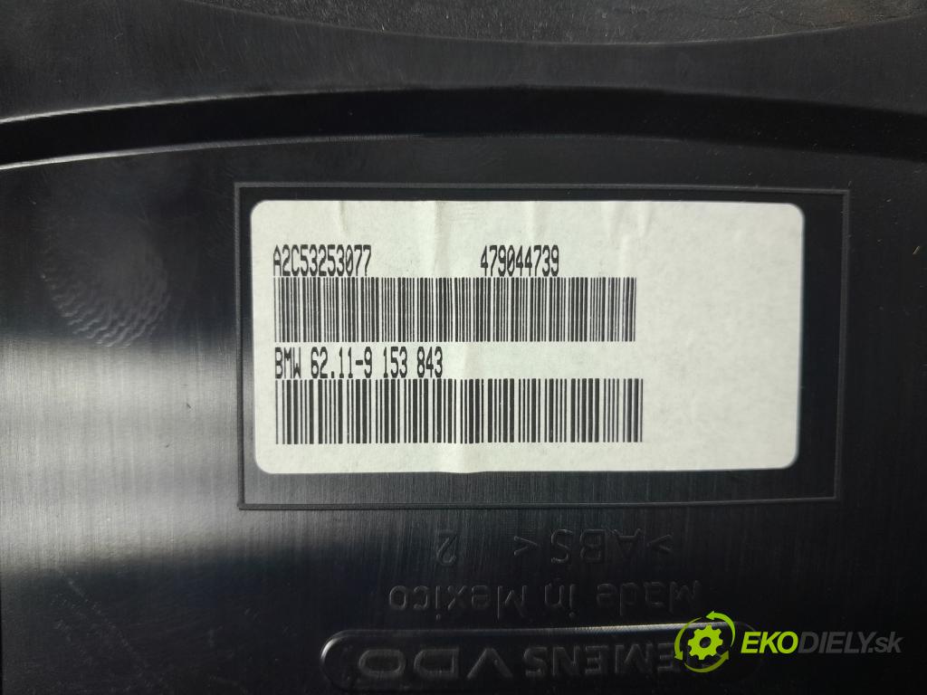 Bmw X5 2007 prístrojovka/ budíky 9153843