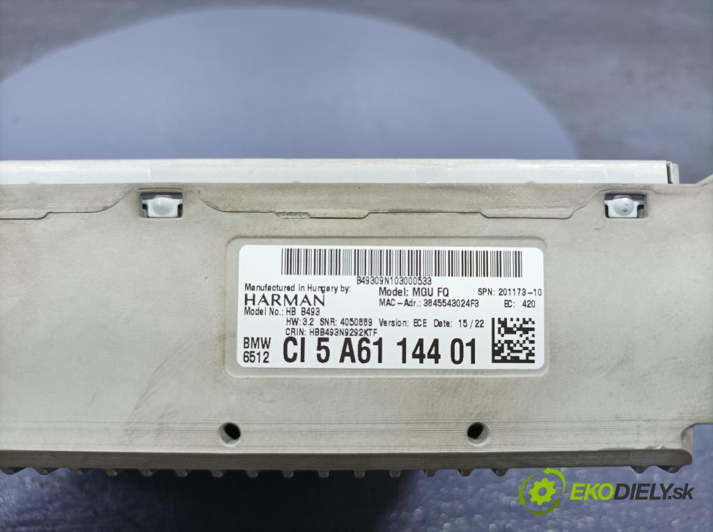 Bmw Seria 3 2022 Radio I Navigácia: 5A61144