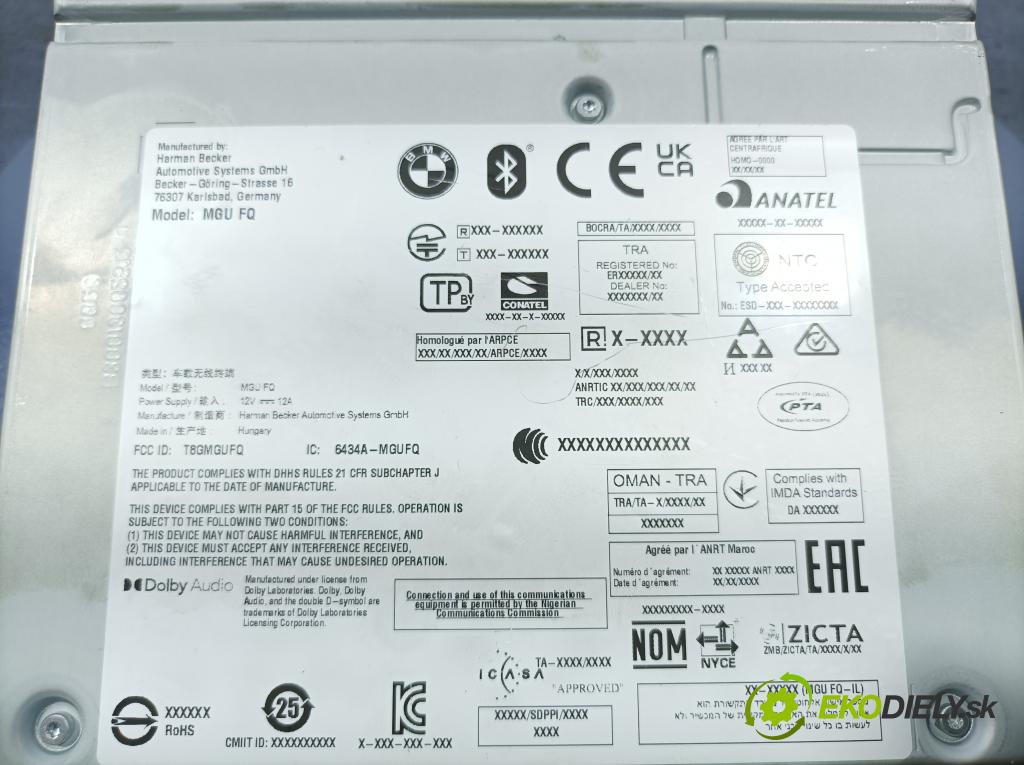 Bmw Seria 3 2022 Radio I Navigácia: 5A61144