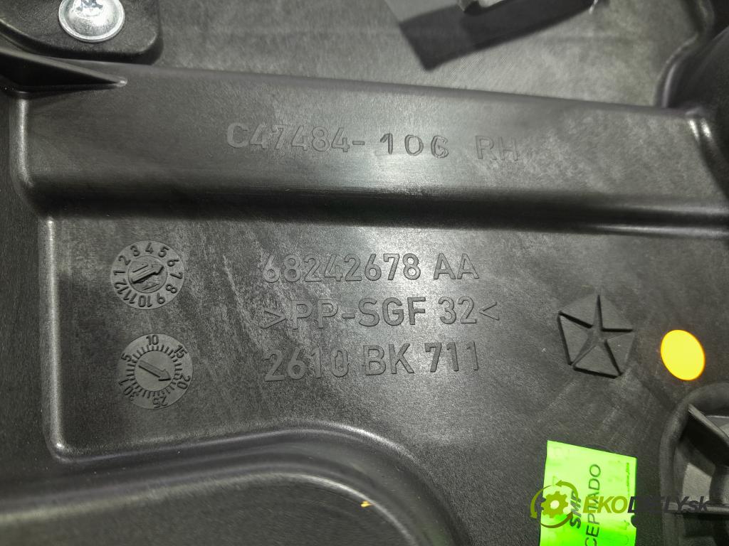 Jeep Compass 2017 mechanismus stahování Sklenka: před v pravo: 68242678AA