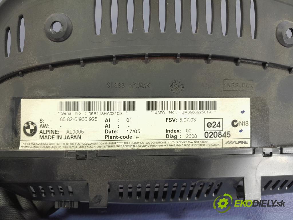 Bmw Seria 3 2005 Zobrazit: Rádio: / GPS 6966925
