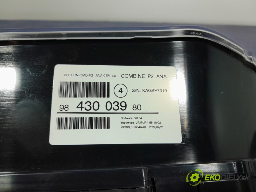 Peugeot 208 2022 prístrojovka/ budíky 9843003980