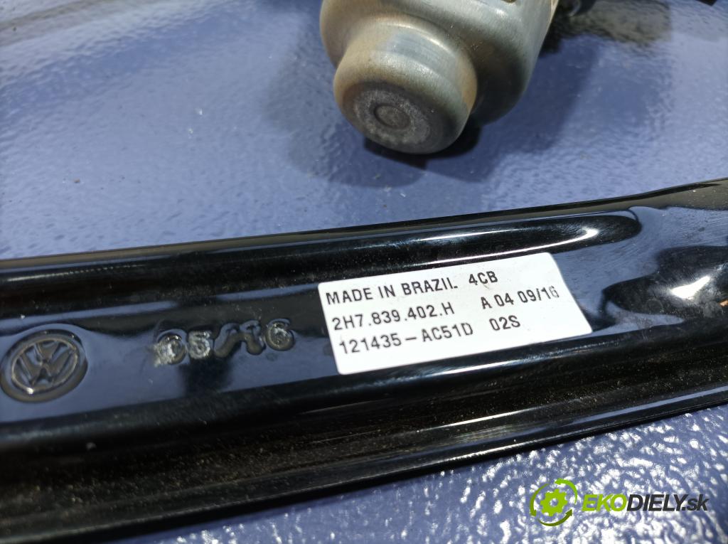 Vw Amarok 2016 mechanismus stahování Sklenka: Zad: v pravo: 2H7839402H