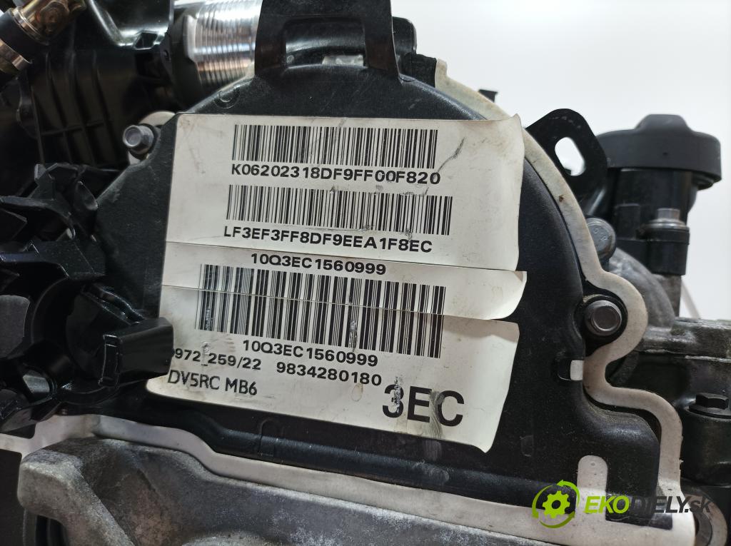 Peugeot 208 2022 motor Diesel YH01 10Q3EC