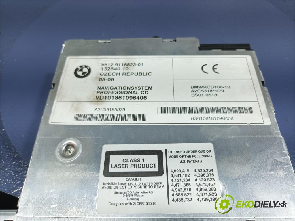 Bmw X3 2006 Radio I Navigácia: 9118823