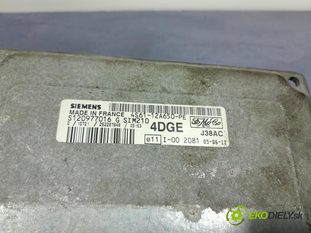 Ford Fiesta 2005 riadiaca jednotka Motor: 4S61-12A650-PE