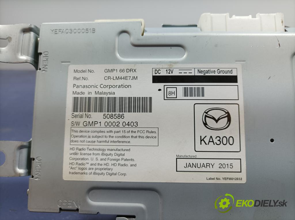 Mazda 6 2015 Tuner: TV GMP1-66 DRX
