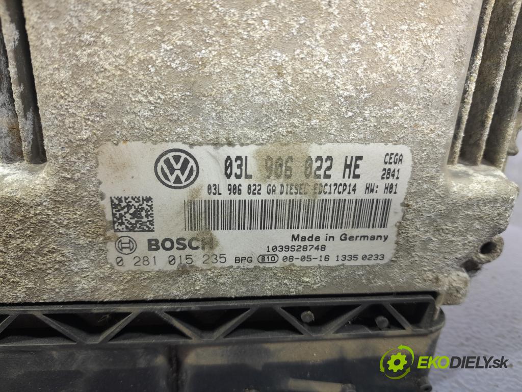 Skoda Octavia 2008 riadiaca jednotka Motor: 03L906022HE