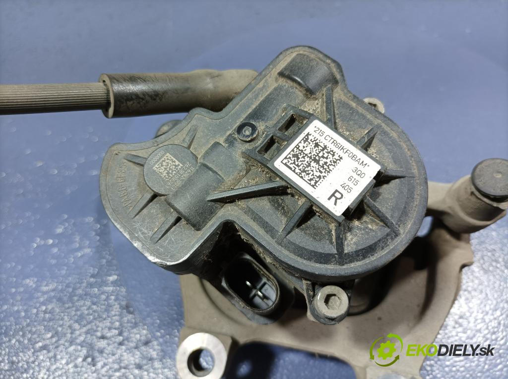 Skoda Superb 2018 brzdič brzdový zad Vľavo: 3Q0615405R