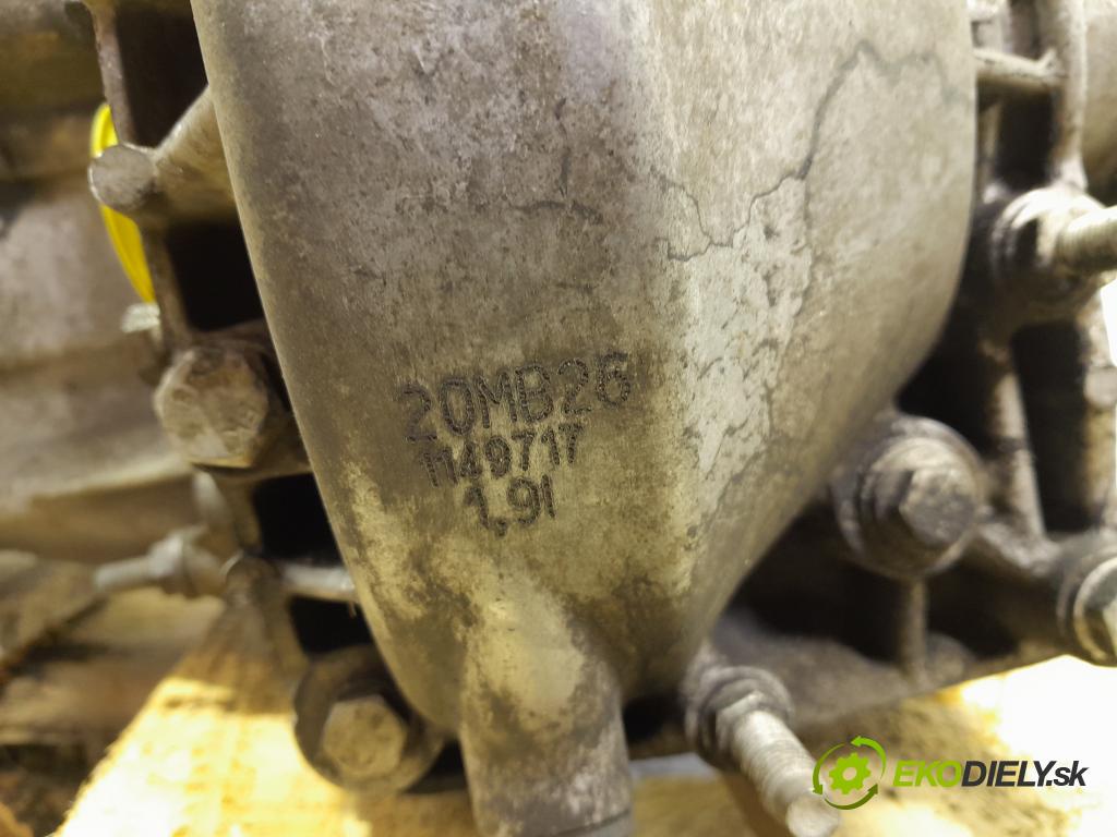 Peugeot 5008 2013 prevodovka Manualna 20MB26