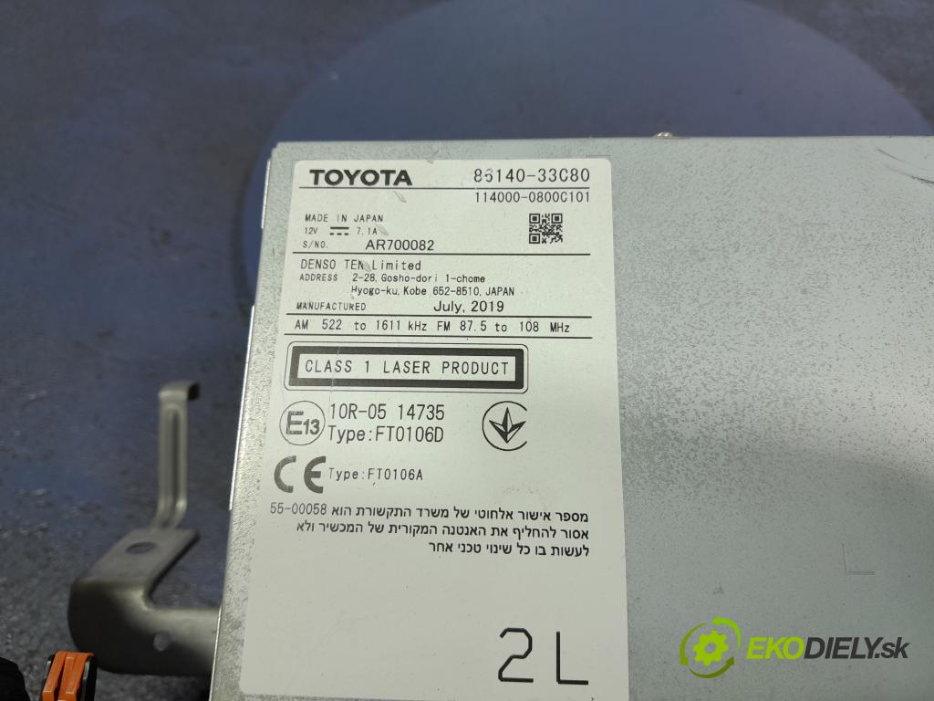 Toyota Camry 2019 Radio I Navigácia: 85140-33C80
