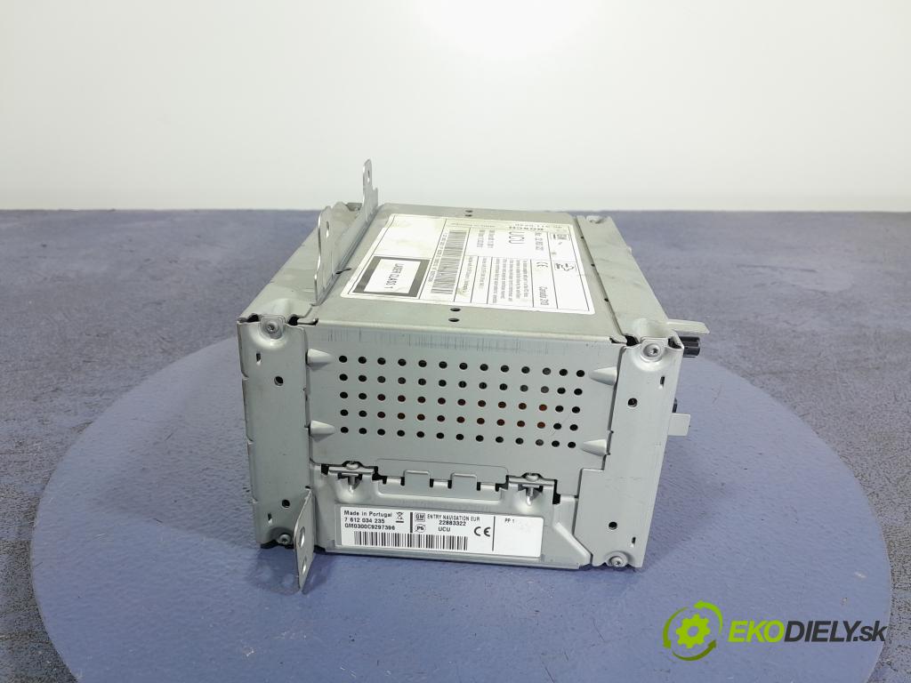 Opel Insignia 2012 Radio I Navigácia: 22883322