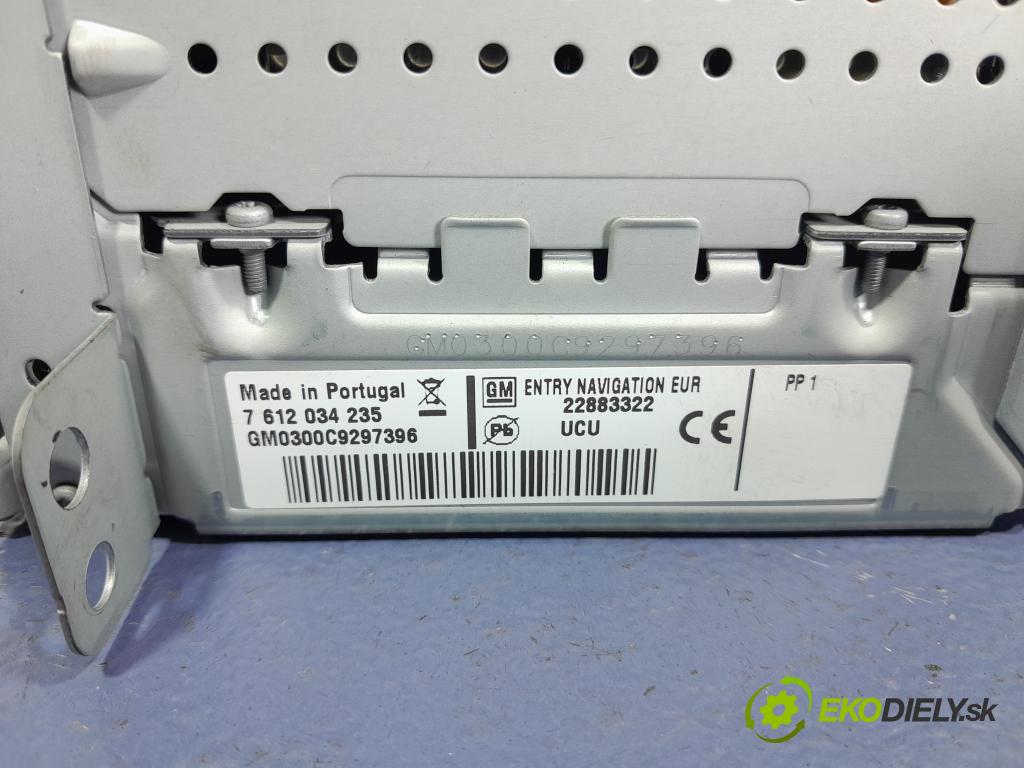 Opel Insignia 2012 Radio I Navigácia: 22883322