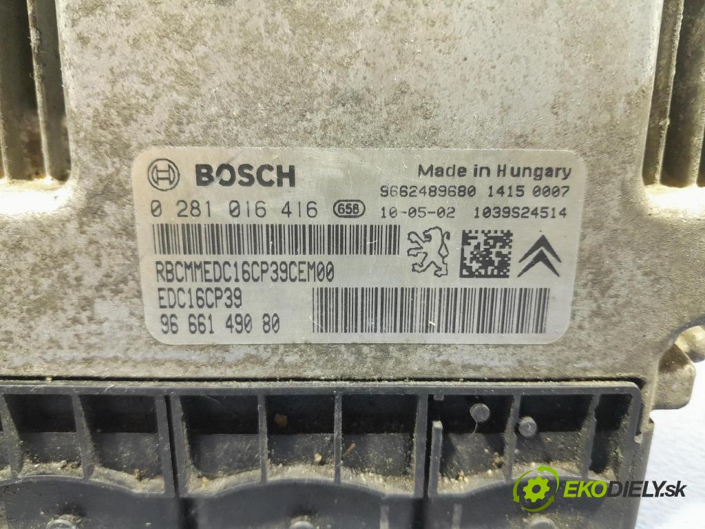 Peugeot 807 2010 riadiaca jednotka Motor: 9666149080