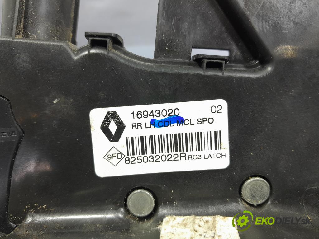 Renault Megane 2016 zámek dveře Zad: Levý: 16943020