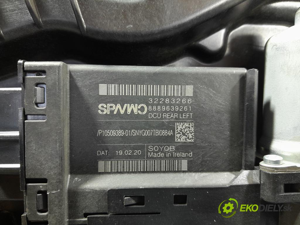 Volvo Xc60 2020 mechanismus stahování Sklenka: Zad: Levý: 31416997
