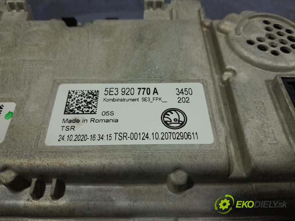 Skoda Octavia 2020 prístrojovka/ budíky 5E3920770A
