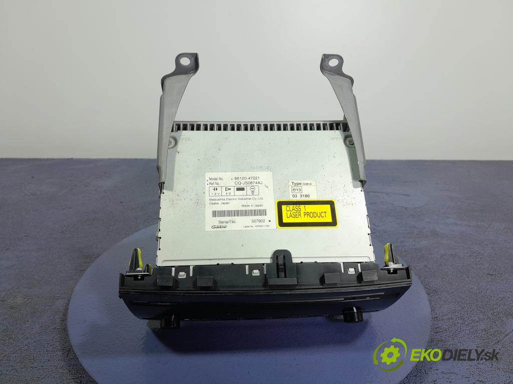 Toyota Prius 2009 Radio I Navigácia: 86120-47221