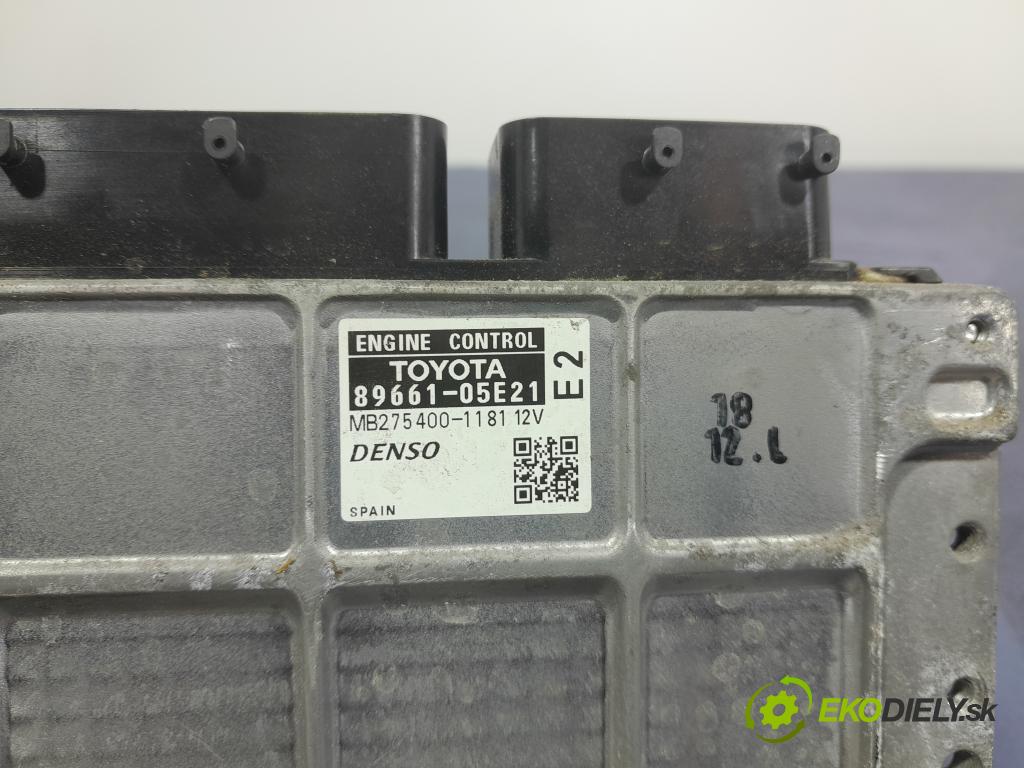 Toyota Avensis 2010 riadiaca jednotka Motor: 89661-05E21