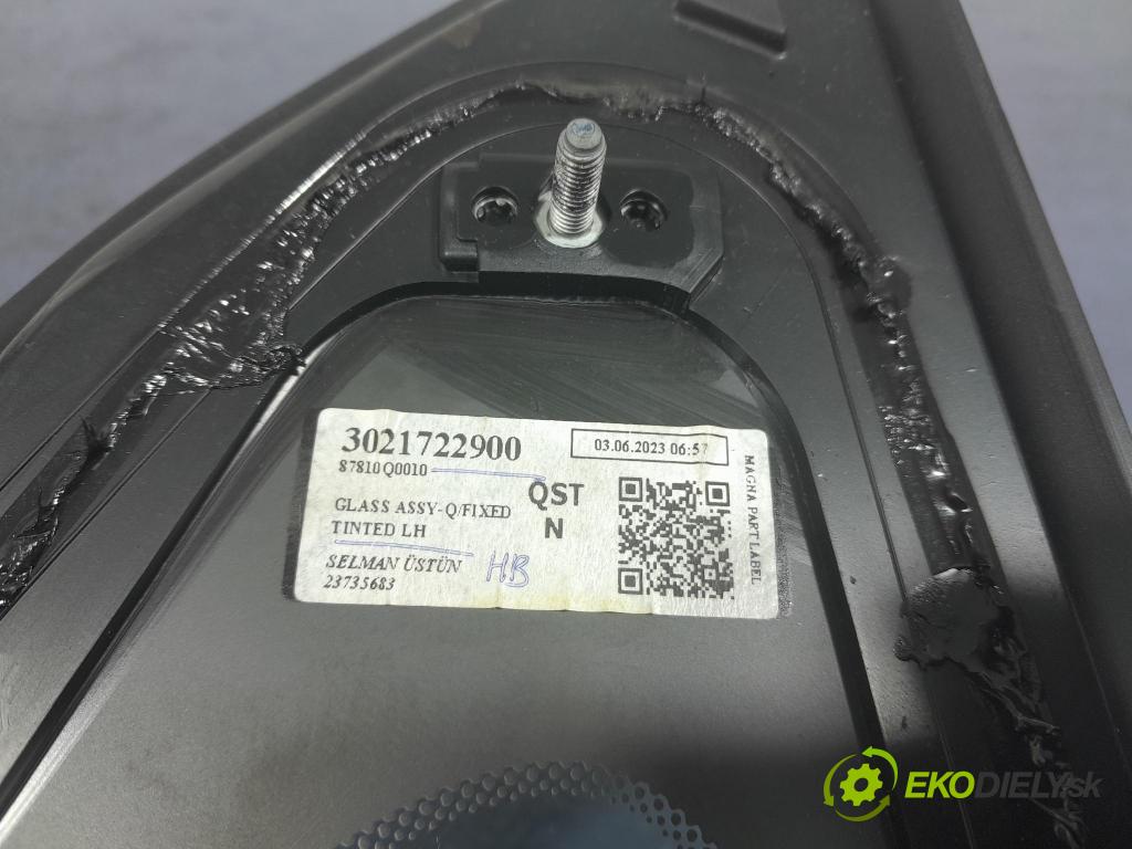 Hyundai I20 2023 sklo Karosérie: Zad: 87810-Q0XX0