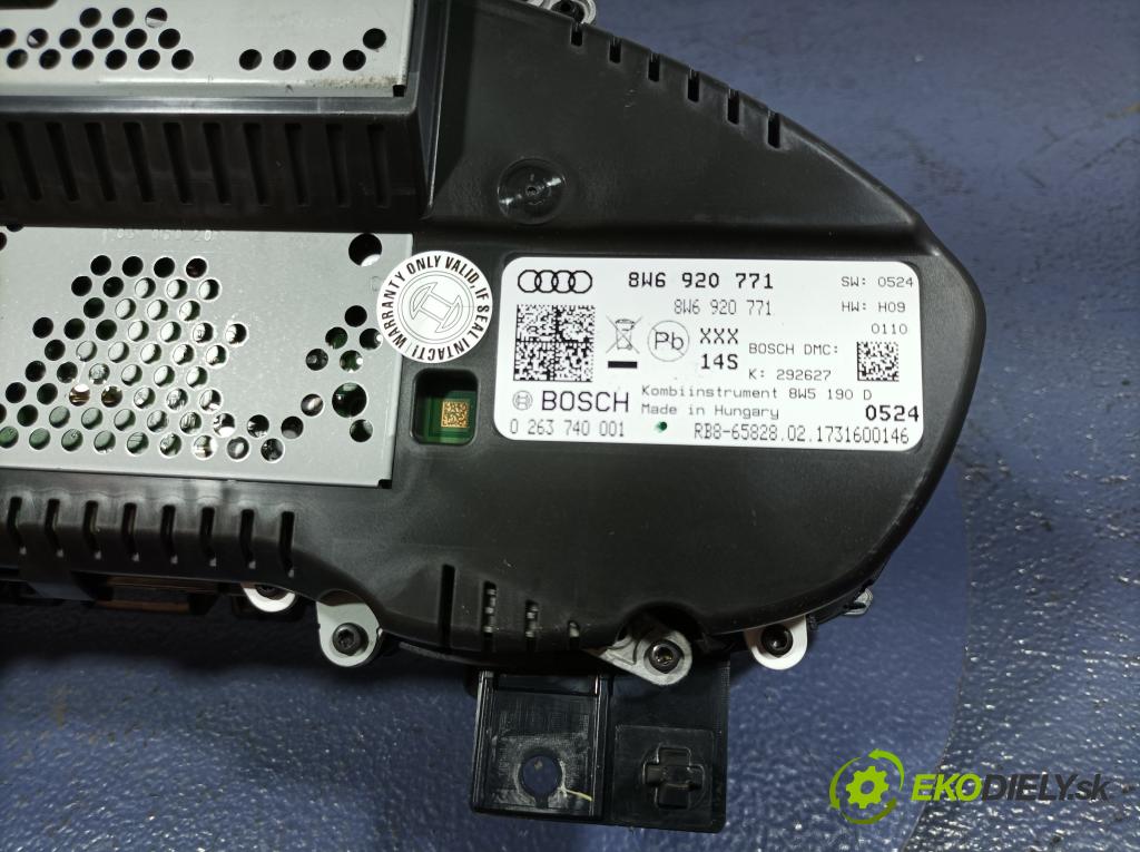 Audi A5 2017 prístrojovka/ budíky 8W6920771