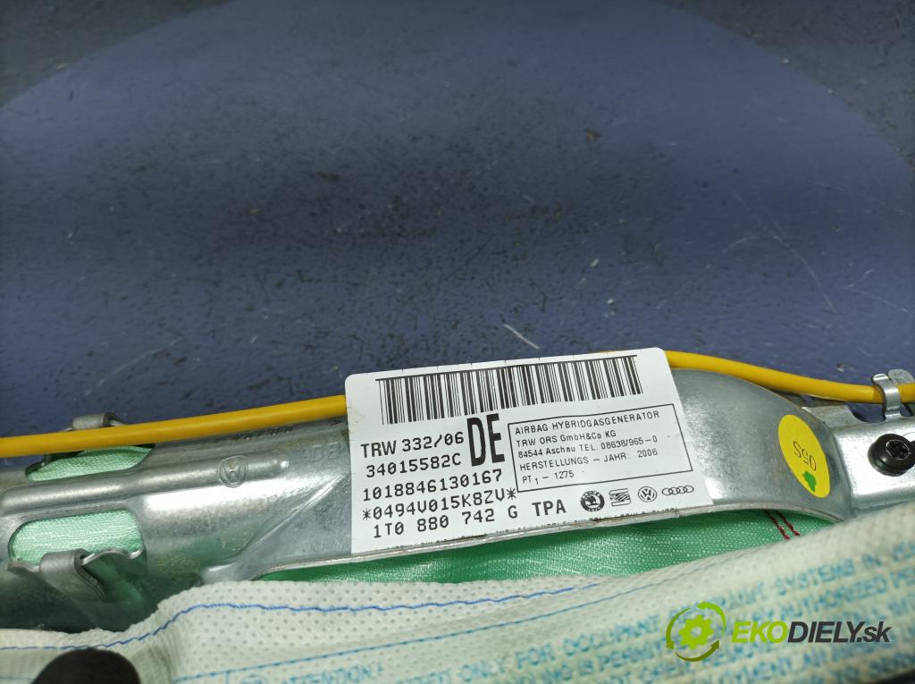 Vw Touran 2007 Airbag: clona x 1T0880742G