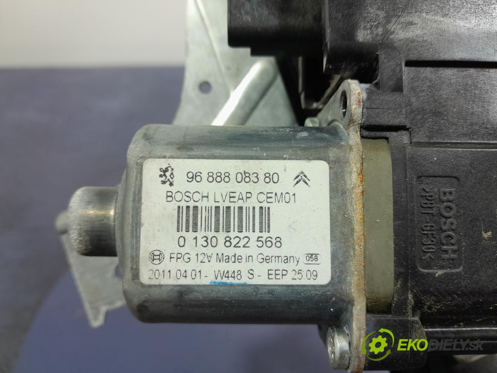 Peugeot 508 2011 mechanismus stahování Sklenka: Zad: v pravo: 9686441280