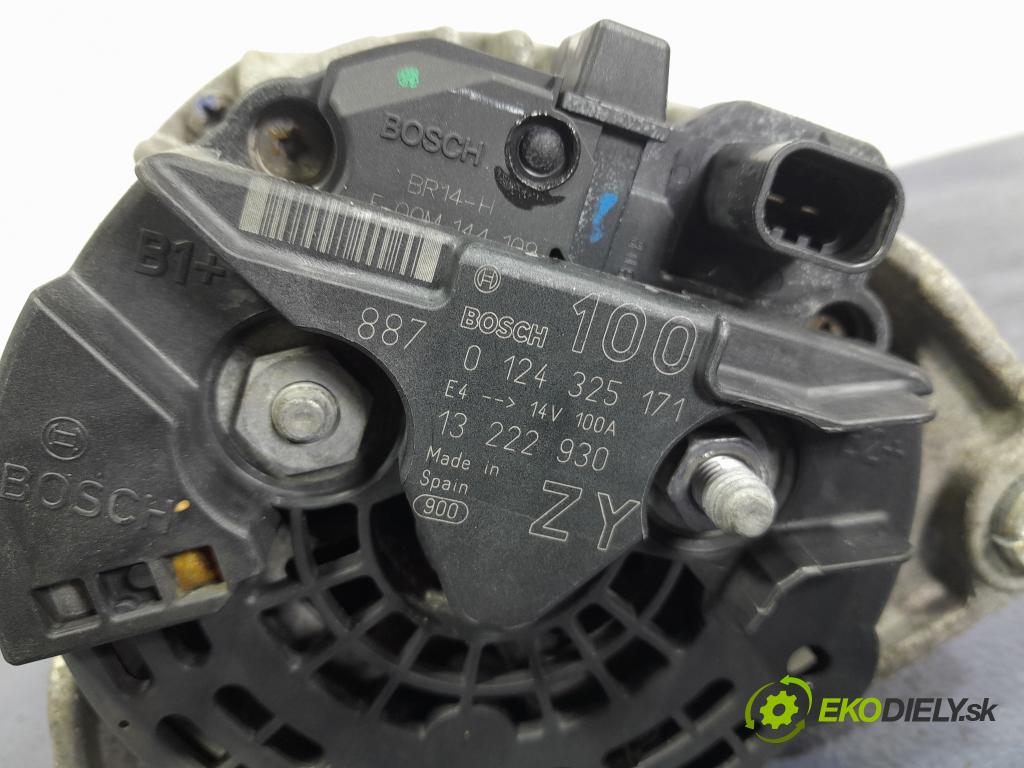 Opel Astra 2008 Alternator 124325171