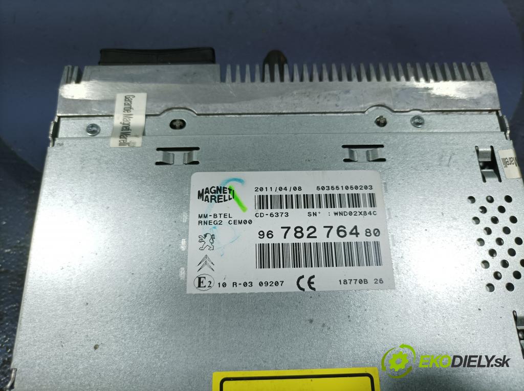 Peugeot 508 2011 Radio I Navigácia: 9678276480